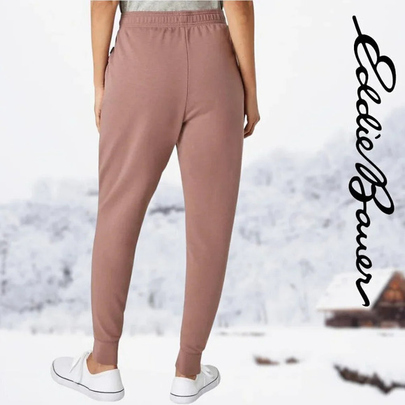 Eddie Bauer | Women's 2 Pack Joggers | Mauve and Blue | NWOT - Picture 4 of 7